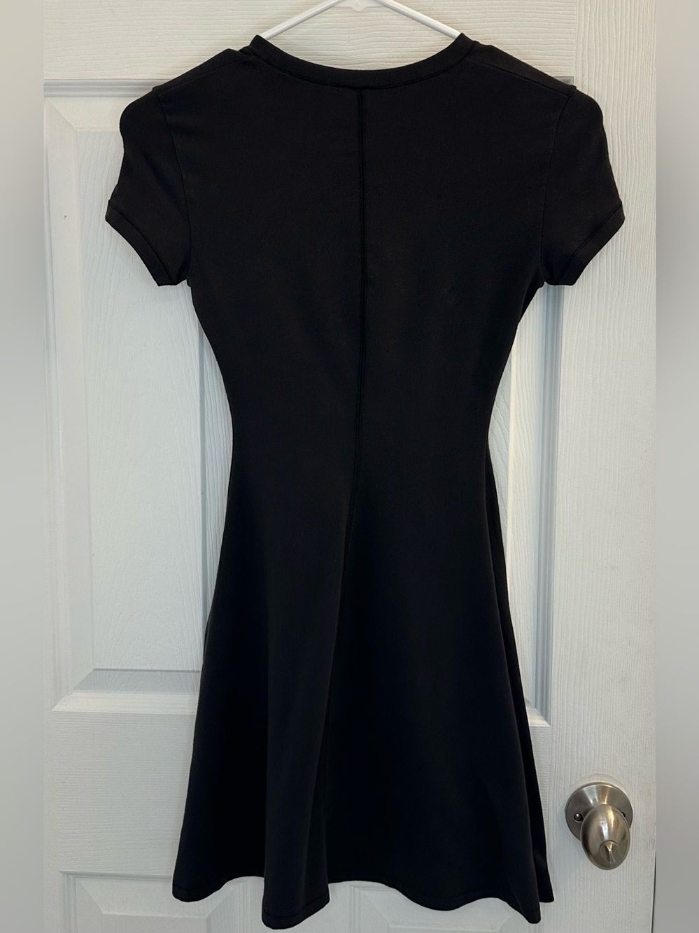 SKIMS Valentines Cotton Jersey Heart Cutout Mini Dress in Soot size XS - Picture 6 of 8